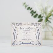 Save The Date Imaginaire médiéval Celtic Mariage (Debout devant)