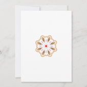 Save The Date Impression d'art floral Mandala | Décor Boho (Devant)