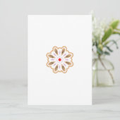 Save The Date Impression d'art floral Mandala | Décor Boho (Debout devant)