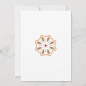 Save The Date Impression d'art floral Mandala | Décor Boho (Dos)