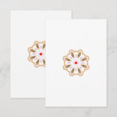 Save The Date Impression d'art floral Mandala | Décor Boho (Devant / Derrière)