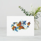 Save The Date Infinité de papillons monarques (Debout devant)