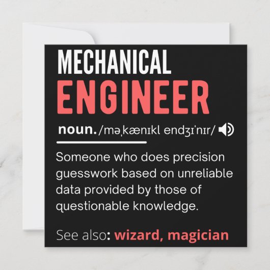 Save The Date INGÉNIEUR mécanique (Devant)