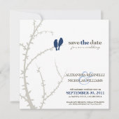 Save The Date Inséparables Enregistrer la date Annonce (marine) (Devant)