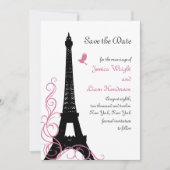 Save The Date Inséparables noirs Enregistrer la date (Devant)