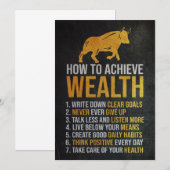 Save The Date Investisseur Comment Atteindre La Richesse (Devant / Derrière)