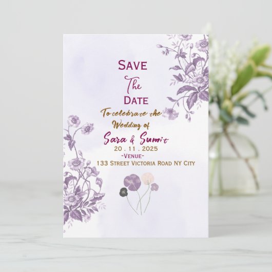 Save the Date Invitations  (Debout devant)
