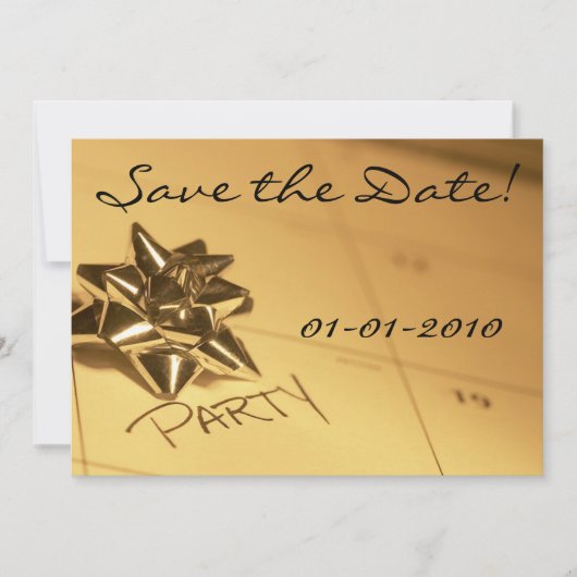 Save the date! Invitations de parties (Devant)