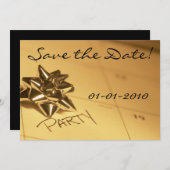 Save the date! Invitations de parties (Devant / Derrière)