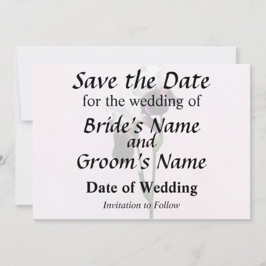 Save The Date Iris amoureux (Devant)