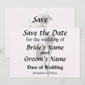 Save The Date Iris amoureux (Devant / Derrière)