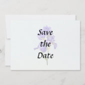 Save The Date Iris triple pourpre (Dos)