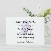 Save The Date Iris triple violet (Debout devant)