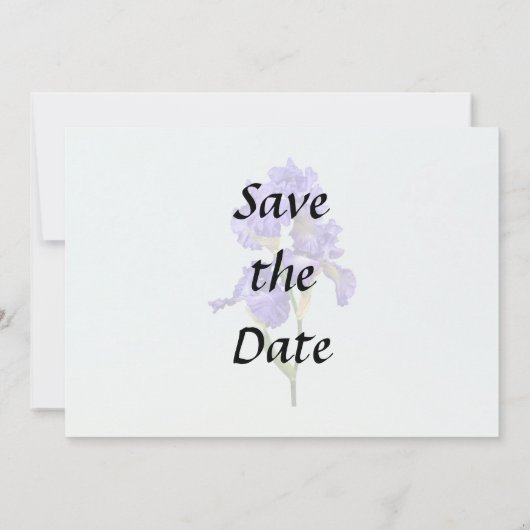 Save The Date Iris triple violet (Dos)