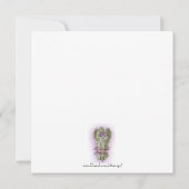 Save The Date Irlandais Enregistrer la date pour Mariage, Harp (Dos)