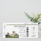 Save The Date Irlande Boarding Pass Enregistrer la date Invitati (Debout devant)