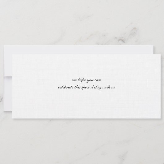 Save The Date Irlande Boarding Pass Wedding Enregistrer la date (Dos)