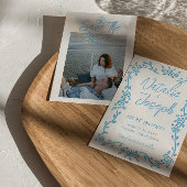 Save The Date Italie Bleu Main tiré Méditerranée Mariage photo