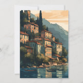 Save The Date Italie Lac de Côme Destination Mariage (Dos)