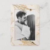 Save The Date Ivory Lace Heart Photo Floral Romantic Spring (Dos)