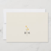 Save The Date Ivory Minimalist Photo Wedding (Dos)