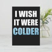 Save The Date J'Aimerais Qu'Il Soit Plus Froid Et Drôle Sport De (Debout devant)