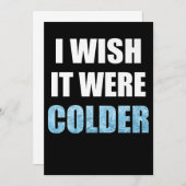 Save The Date J'Aimerais Qu'Il Soit Plus Froid Et Drôle Sport De (Devant / Derrière)