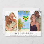Save The Date Jamaïque Destination Beach Wedding Photo (Devant)