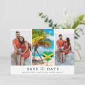 Save The Date Jamaïque Destination Wedding Photo (Debout devant)