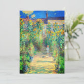 Save The Date Jardin aux fleurs de Monet (Debout devant)