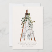 Save The Date Jardin botanique bohème moderne teepee (Devant)