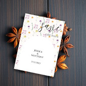 Save The Date Jardin de fées rustique