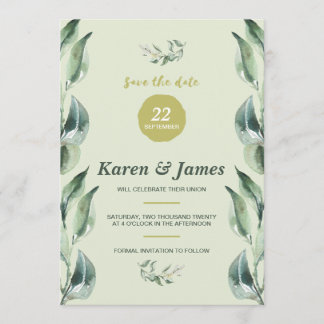 Save The Date Jardin d'Olivier Toscane Sauvez La Date Photo