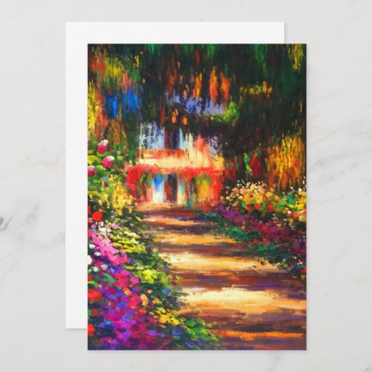 Save The Date Jardin du Monet à Giverny (Devant / Derrière)