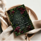 Save The Date Jardin gothique Mariage Romance