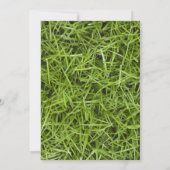 Save The Date Jardin Grass vert mariage Enregistrer la date (Dos)