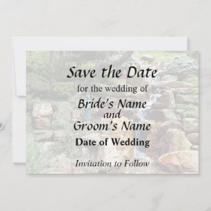 Save The Date Jardin japonais en automne