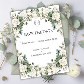Save The Date Jardin romantique Rose Mariage