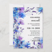 Save The Date Je FAIS 💍 Fleurs de Cornouailles et Lavande Éléga (Dos)