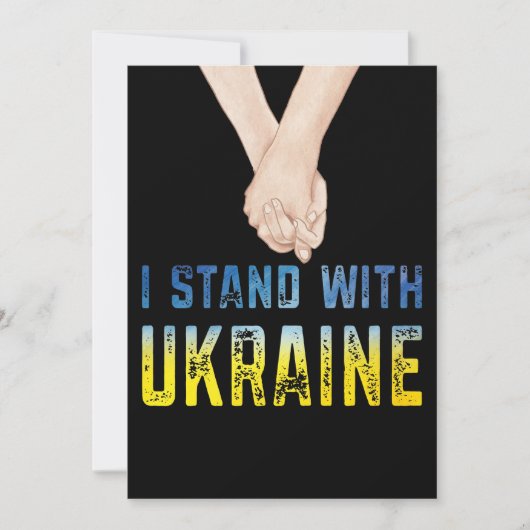 Save The Date Je Suis Avec La Chemise Ukrainienne Soutenez Le Dr (Devant)