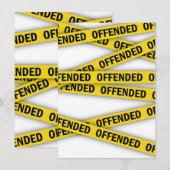 Save The Date Je suis offensé que la police ne croise pas (Devant / Derrière)