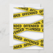 Save The Date Je suis offensé que la police ne croise pas (Dos)