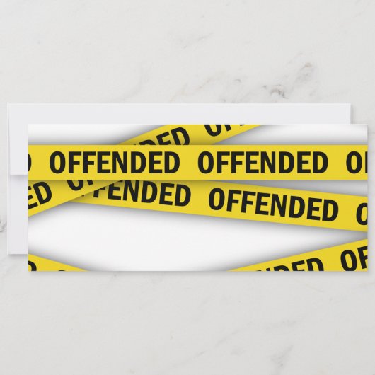 Save The Date Je suis offensé que la police ne croise pas (Dos)