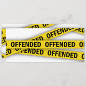 Save The Date Je suis offensé que la police ne croise pas (Devant / Derrière)