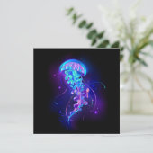 Save The Date Jellyfish éclatante couleur (Debout devant)