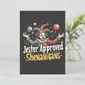 Save The Date Jester Approuvé Shenanigans Circus Clown (Debout devant)