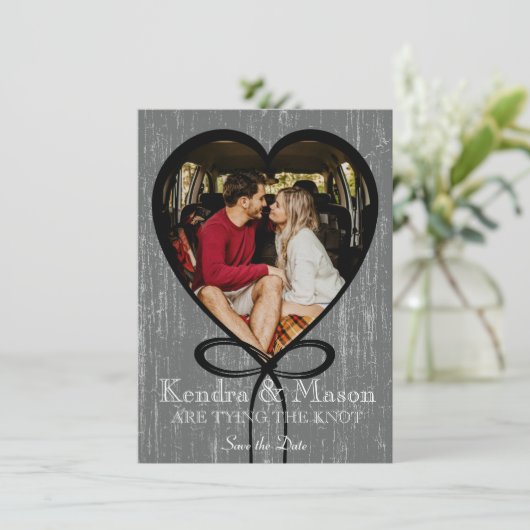 Save The Date Jeter le noeud Enregistrer la date (Debout devant)