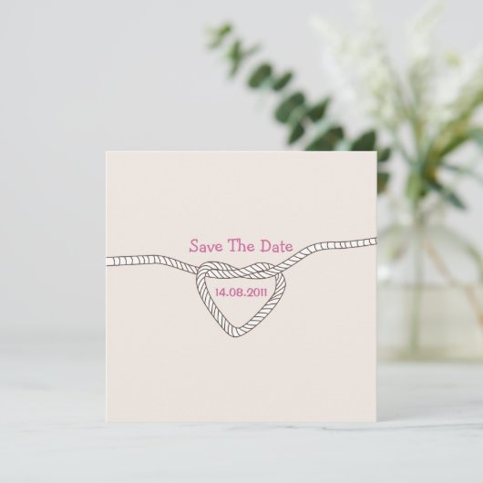 Save The Date Jeter le noeud Enregistrer la date (Debout devant)