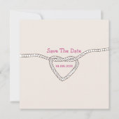 Save The Date Jeter le noeud Enregistrer la date (Devant)