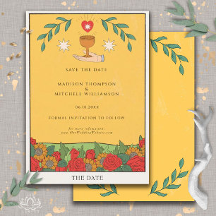 Save The Date Jeu de Tarot Vintage Divination Mariage Mystique